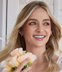 James Avery 14K Gold Hinged Huggie Earrings