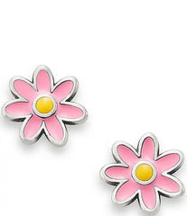 James Avery Enamel Mini Flower Stud Earrings