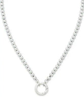 James Avery Beaded Chain Changeable Charm Holder Necklace