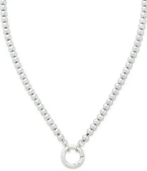 James Avery Beaded Chain Changeable Charm Holder Necklace
