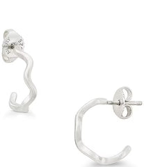 James Avery Squiggle Hoop Earrings