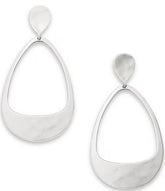 James Avery Hammered Open Orbital Drop Earrings
