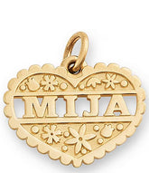 James Avery 14K Gold Mija Heart Charm