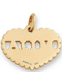 James Avery 14K Gold Mija Heart Charm