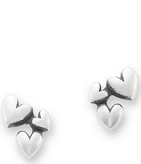James Avery Gathered Hearts Stud Earrings