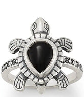 James Avery Turtle Gemstone Ring