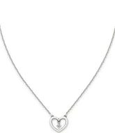 James Avery Dancing Gemstone Heart Short Pendant Necklace