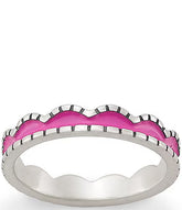 James Avery Enamel Scalloped Stacker Ring