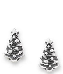 James Avery Petite Christmas Tree Stud Earrings