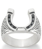 James Avery Western Horseshoe Ring