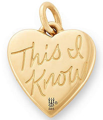 James Avery 14K Gold Jesus Loves Me Charm