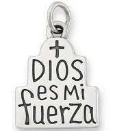 James Avery Dios Es Mi Fuerza Charm