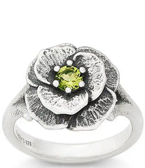 James Avery Gemstone Floral Ring