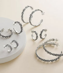 James Avery Margarita Large Hoop Earrings