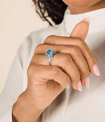 James Avery Trellis Gemstone Ring