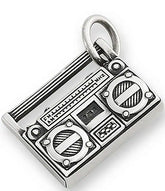 James Avery Live Life Loud Boombox Charm