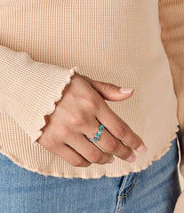 James Avery Enamel Connected Butterflies Band Ring