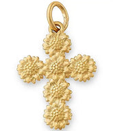 James Avery 14K Gold Sunflower Cross Charm