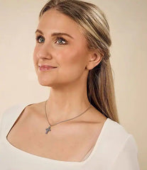 James Avery 14K Gold Sunflower Cross Charm