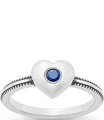 James Avery Keepsake Heart Birthstone Ring