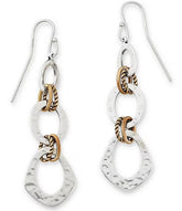 James Avery Hammered Linked Orbital Earrings
