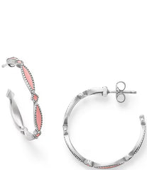 James Avery Cordoba Enamel Hoop Earrings