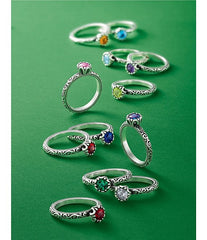 James Avery Cherished Birthstone Ring with Lab-Created Gem