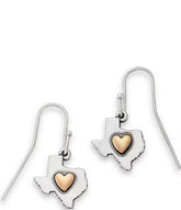 James Avery Deep in the Heart of Texas Drop Earrings