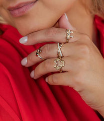 James Avery Diamond Pave Crossed Ring