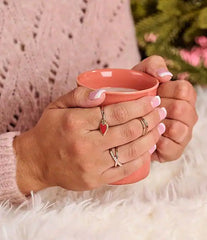 James Avery Diamond Pave Crossed Ring