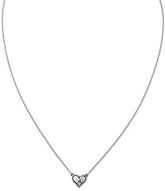 James Avery Short Delicate Heart Initial Necklace