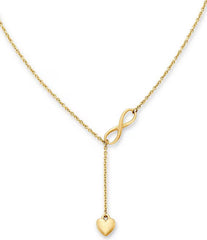 James Avery 14K Gold Delicate Infinite Love Y Necklace