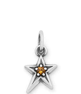 James Avery November Birthstone Citrine Shining Star Pendant Charm