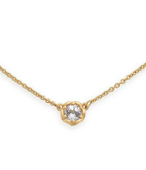 James Avery 14K Gold Cherished Birthstone Lab Created Pendant Necklace