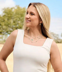 James Avery Sterling Silver Delicate Hearts Station Necklace