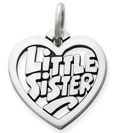 James Avery Little Sister Heart Charm