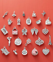 James Avery Little Sister Heart Charm