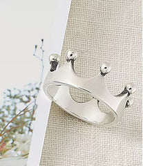 James Avery Sterling Silver Princess Crown Novelty Ring