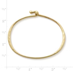 Hammered Hook-On Bracelet