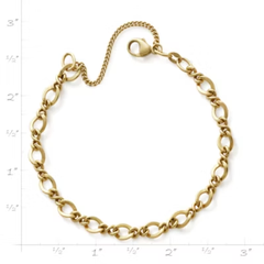 Medium Twist Charm Bracelet