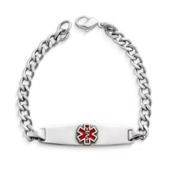 Enameled Medical Alert Bracelet