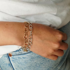 Connected Hearts Charm Bracelet