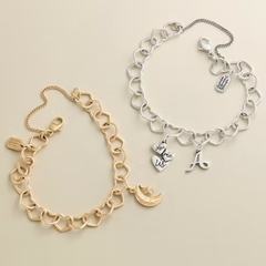 Connected Hearts Charm Bracelet