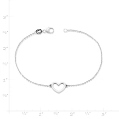 Petite Heart Link Bracelet
