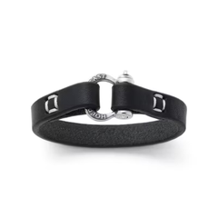 "Hold Fast" Leather Bracelet