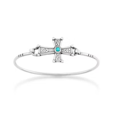 Mission Cross Hook-On Bracelet with Turquoise