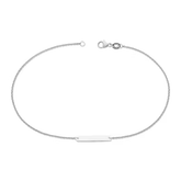 Petite Engravable Horizon Anklet