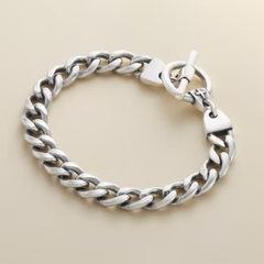 Strength in Faith Curb Link Bracelet
