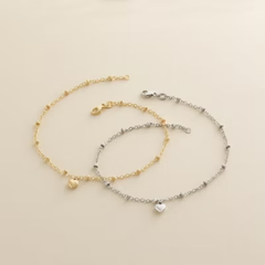 Heart Drop Anklet