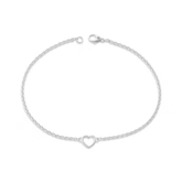 Heart Station Charm Anklet